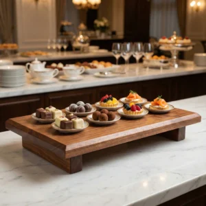 rectangle-wooden-buffet-stand